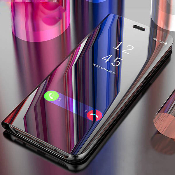Galaxy S9 & S9 Plus Ultra Mirror Clear View Flip Case [Non Sensor Working]
