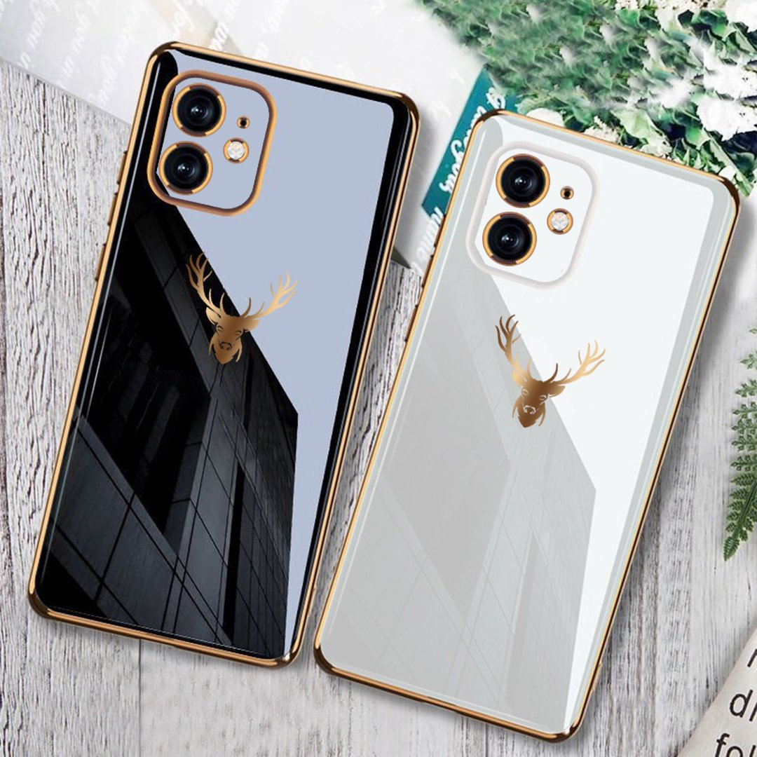 iPhone 12 Series Deer Electroplating Case