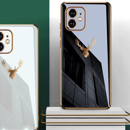 iPhone 12 Series Deer Electroplating Case