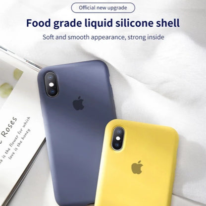 iPhone XS Liquid Silicone Logo Case