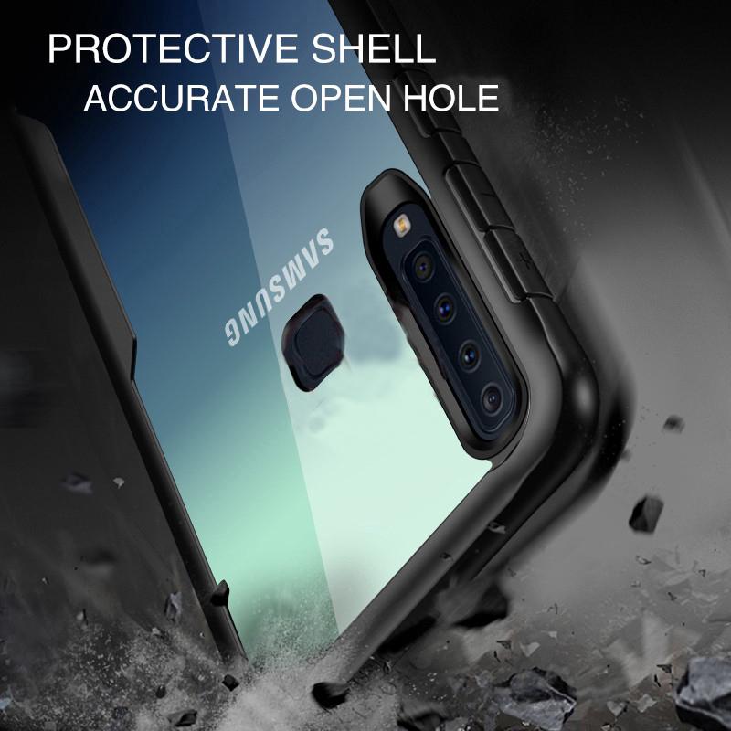 Galaxy A9 2018 Shockproof Transparent Back Eagle Case