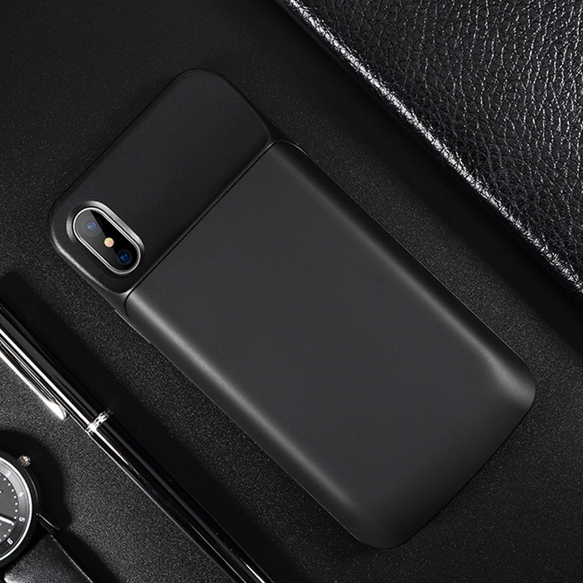 MK ® iPhone XS Portable 3600 mAh Battery Shell Case