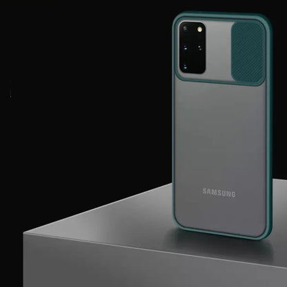 Camera Lens Slide Protection Matte Case - Samsung