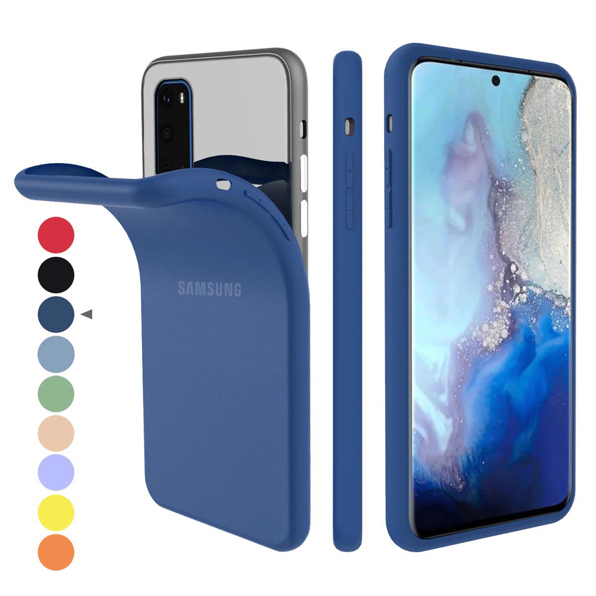 Galaxy S20 Plus Liquid Silicone Logo Case