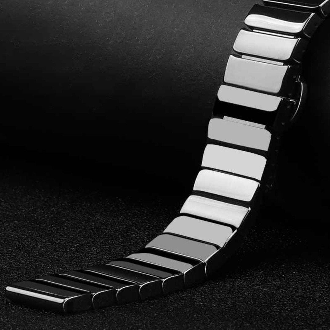 Ceramic Metal Band for Apple Watch [44MM] - Black