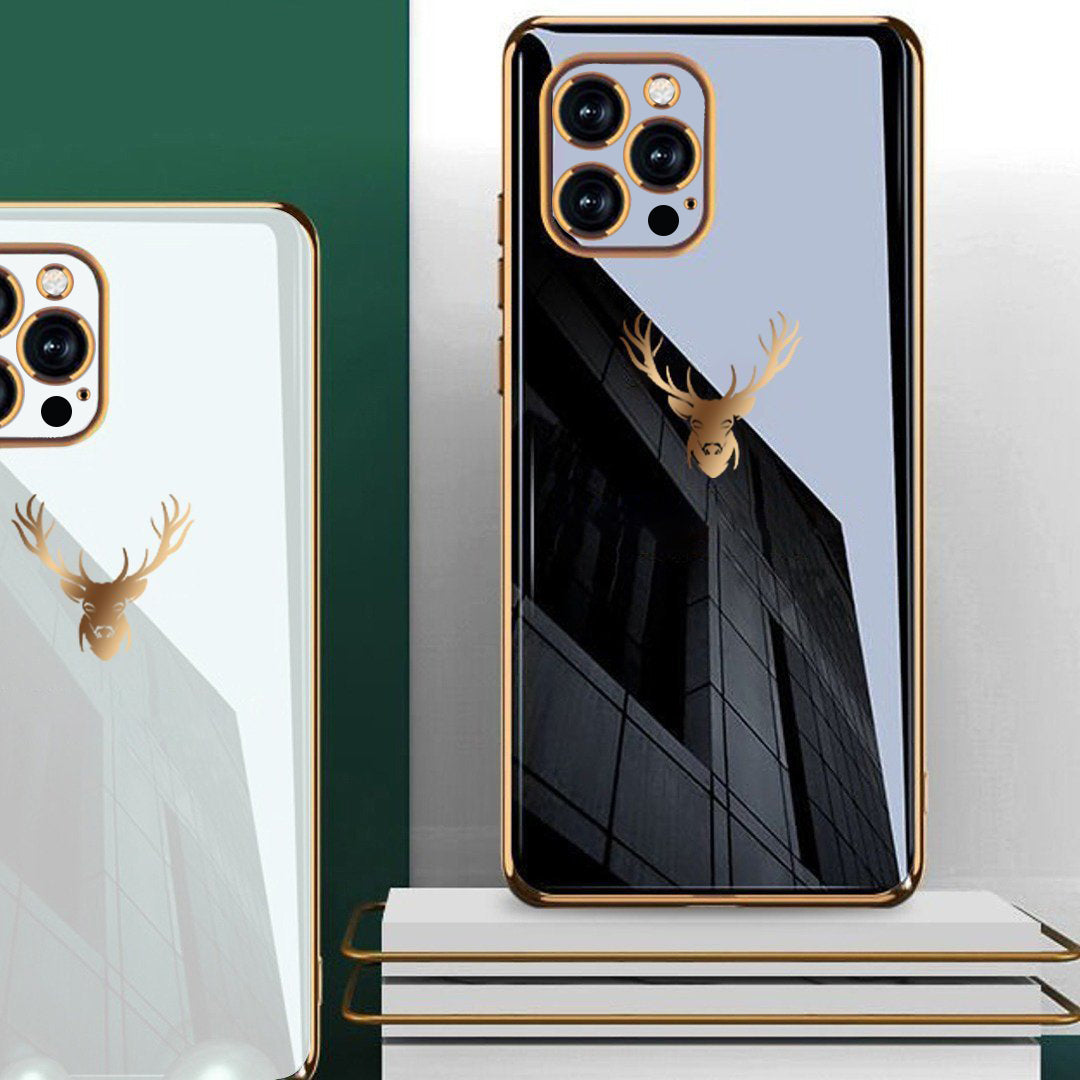 iPhone 13 Pro Deer Electroplating Case