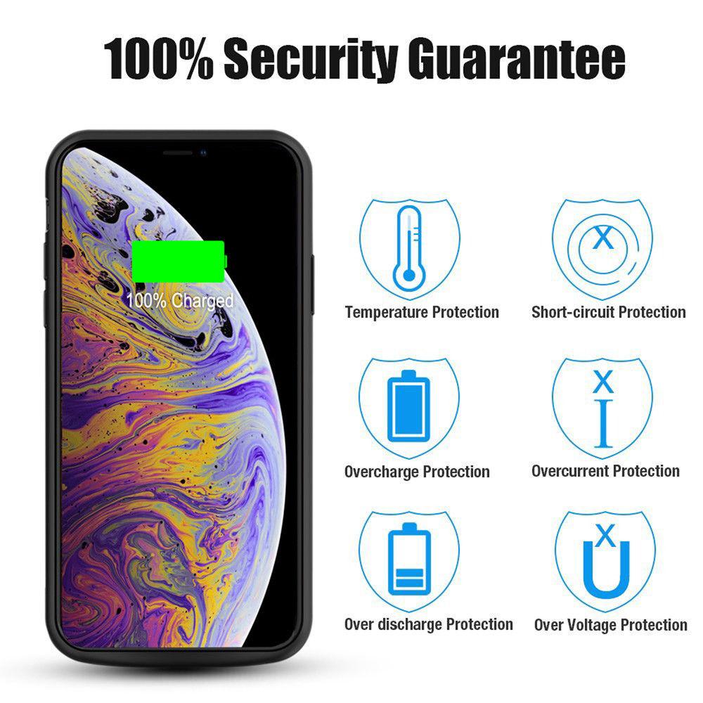 JLW ® iPhone XR Portable 5000 mAh Battery Shell Case