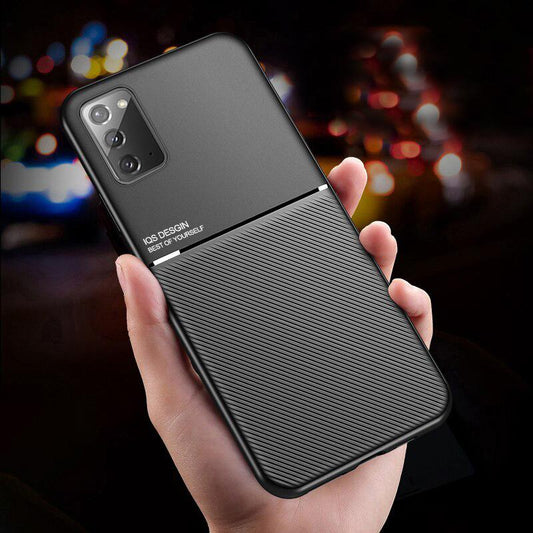 Galaxy Note 20 Carbon Fiber Twill Pattern Soft TPU Case