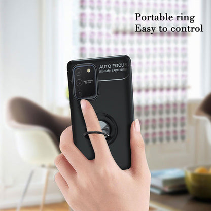 Galaxy S10 Lite Metallic Finger Ring Holder Matte Case