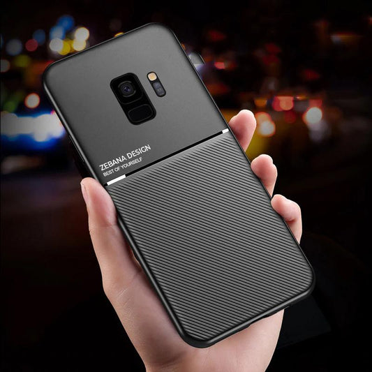 Galaxy S9 Carbon Fiber Twill Pattern Soft TPU Case