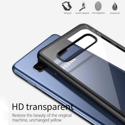Galaxy S10 Plus Hybrid Transparent Shockproof Bumper Case