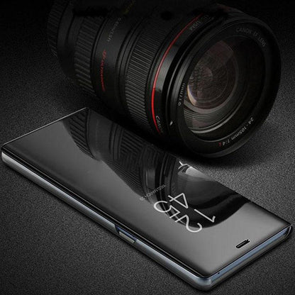 Galaxy S7 Edge Mirror Clear View Flip Case [Non Sensor Working]