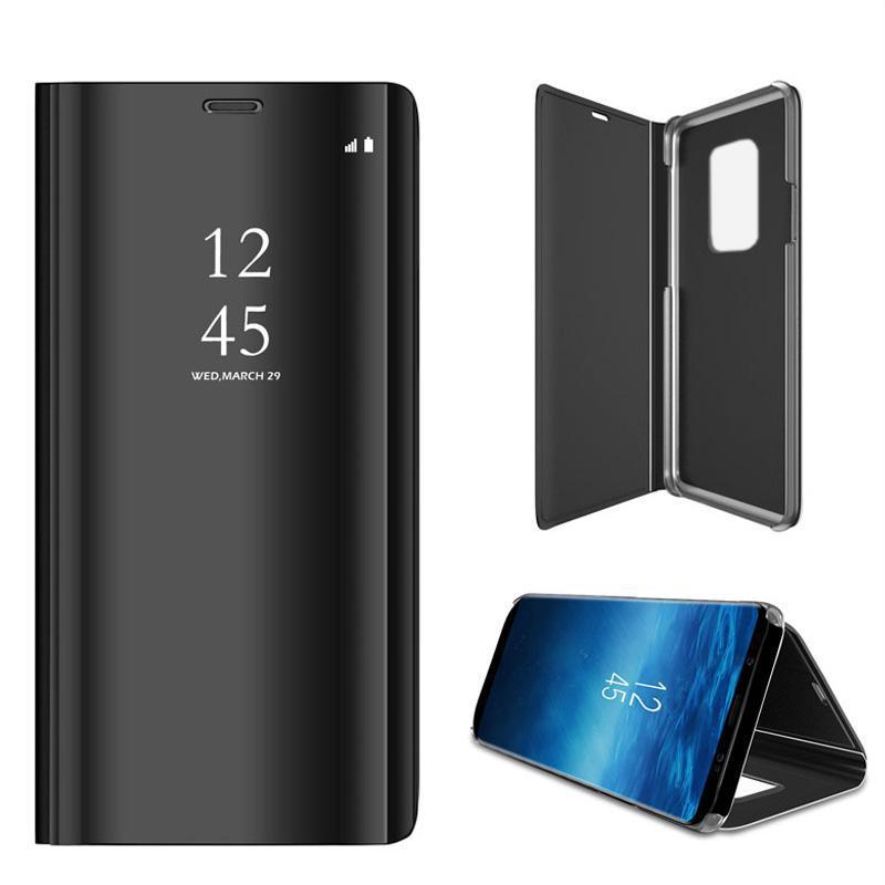Galaxy S9 & S9 Plus Ultra Mirror Clear View Flip Case [Non Sensor Working]