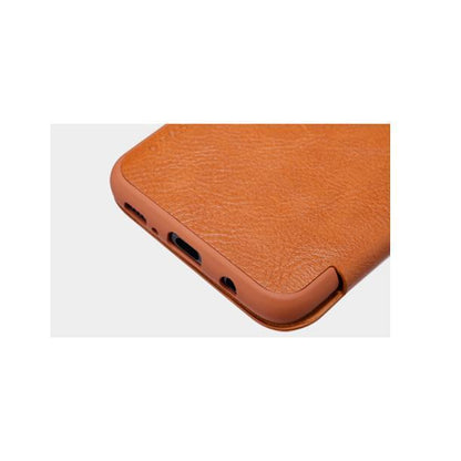Galaxy S9 Genuine QIN Leather Flip Case