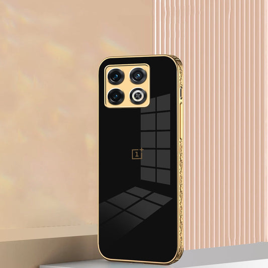 OnePlus 10 Pro Embossed TPU Gold Edge Design Case