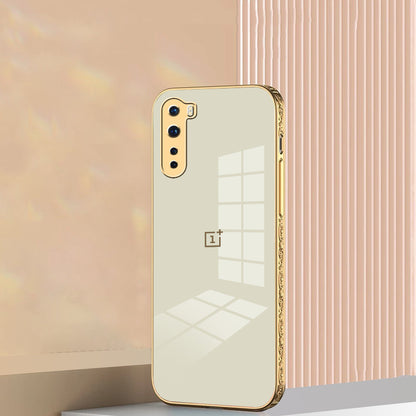 OnePlus Nord Embossed TPU Gold Edge Design Case