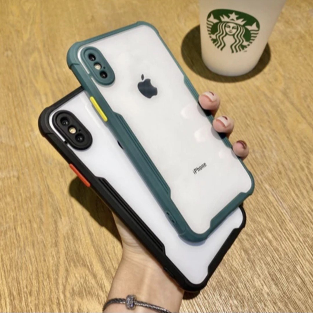 iPhone XS MAX Shockproof Bumper Phone Case with Camera Protection