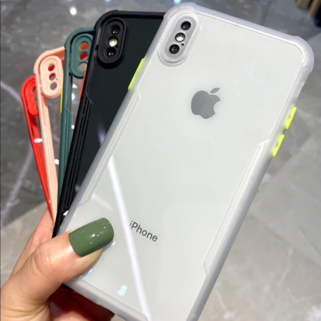 iPhone X/XS Shockproof Bumper Phone Case with Camera Protection