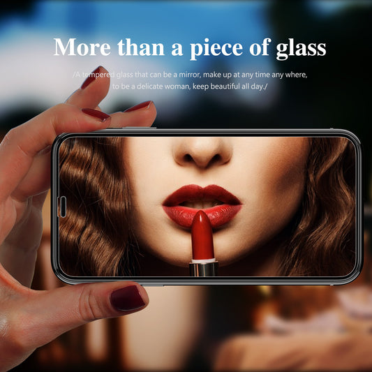 Kingxbar ® iPhone X/XS 3D Mirror Effect Tempered Glass