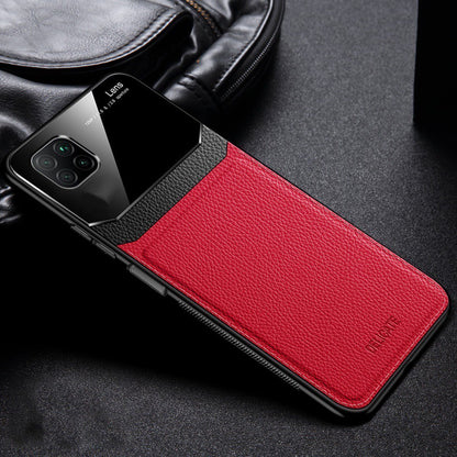 Galaxy Note Series Sleek Slim Leather Glass Case
