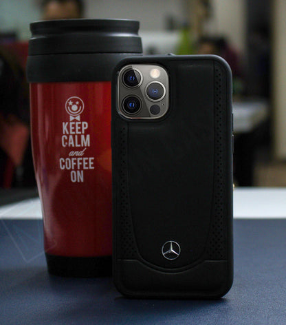 Mercedes Benz ® iPhone 12 Pro Max Genuine Leather Case