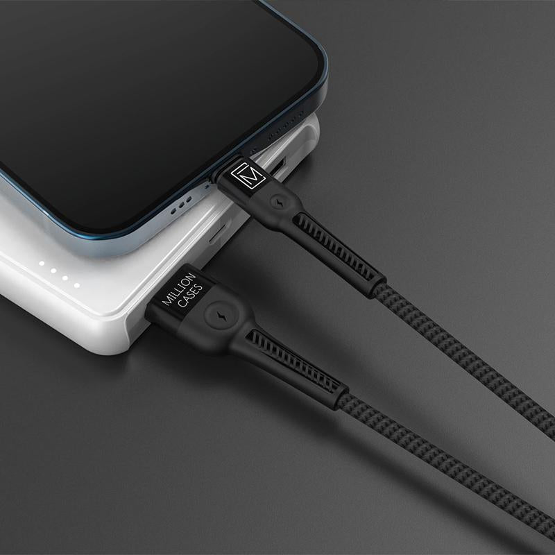 Million Cases Tough Braided Fast Charging Lightning Cable