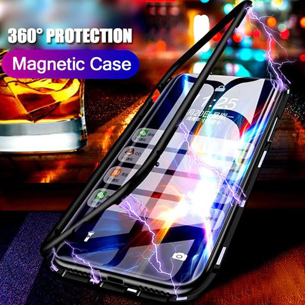 iPhone X Series Electronic Auto-Fit Magnetic Glass Case
