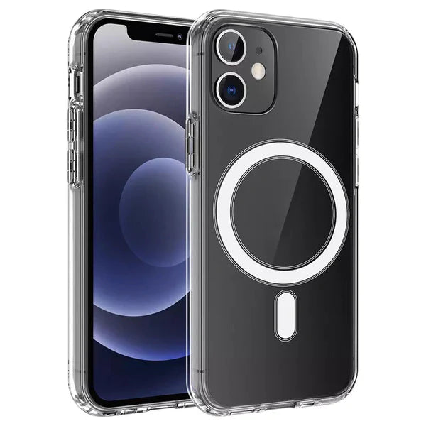 iPhone 13 Series Anti-Knock TPU Transparent MagSafe Case