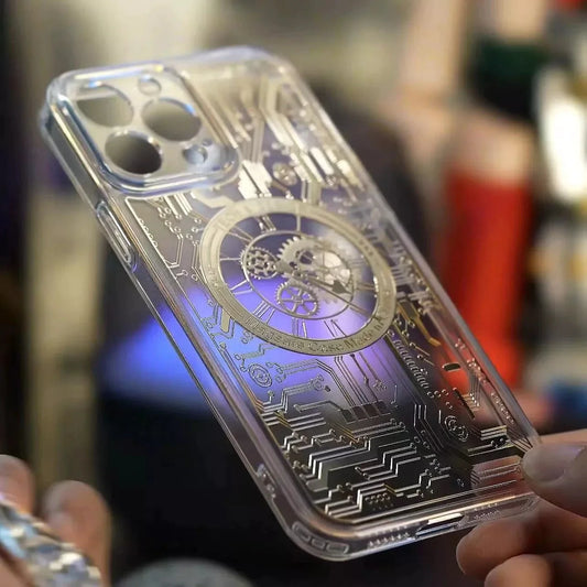 iPhone Series - Magsafe Edition Mecha Transparent Case