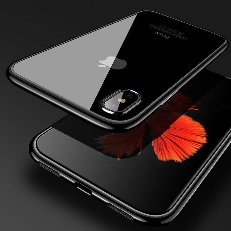 iPhone XS Glitter Series Transparent Ultra-thin Case