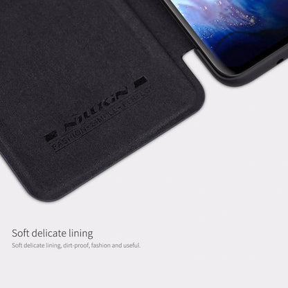 Galaxy S20 Genuine QIN Leather Flip Case