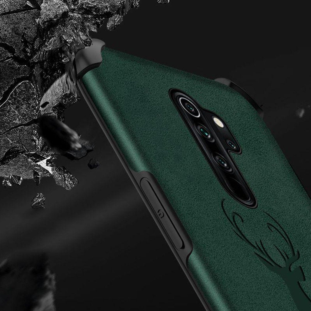 Galaxy S9 Plus Shockproof Deer Leather Texture Case