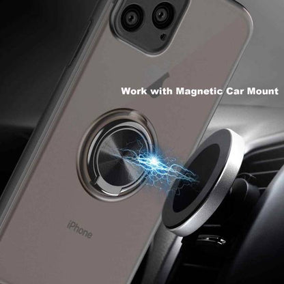 iPhone 11 Pro Max Shockproof Translucent Ring Case