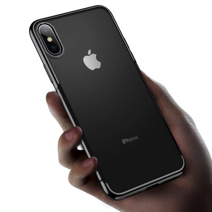 Baseus ® iPhone XR Ultra-Thin Transparent Sparkling Edge Case
