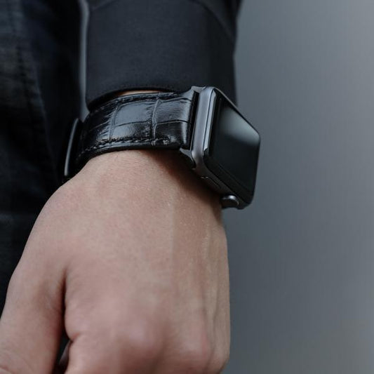 Santa Barbara Leather Watch Strap [42/44MM] - Black