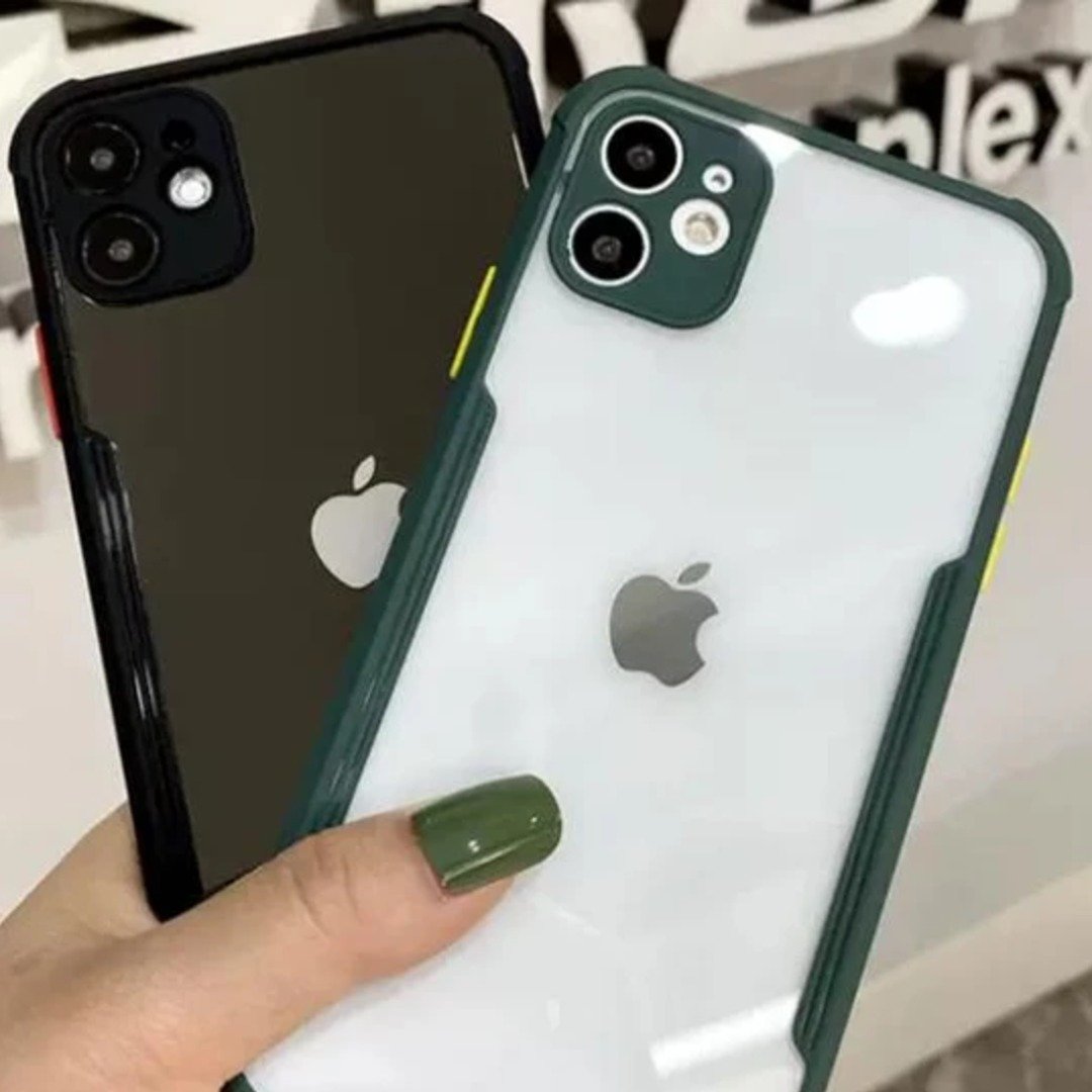iPhone 11 Pro Max Shockproof Bumper Phone Case with Camera Protection