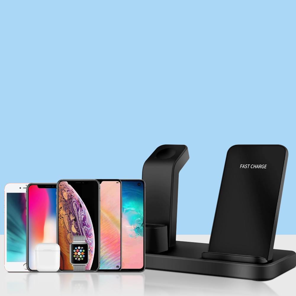 3 in 1  Fast Wireless Charging Station