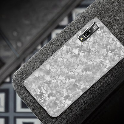 Galaxy A70 Dream Shell Series Textured Marble Case