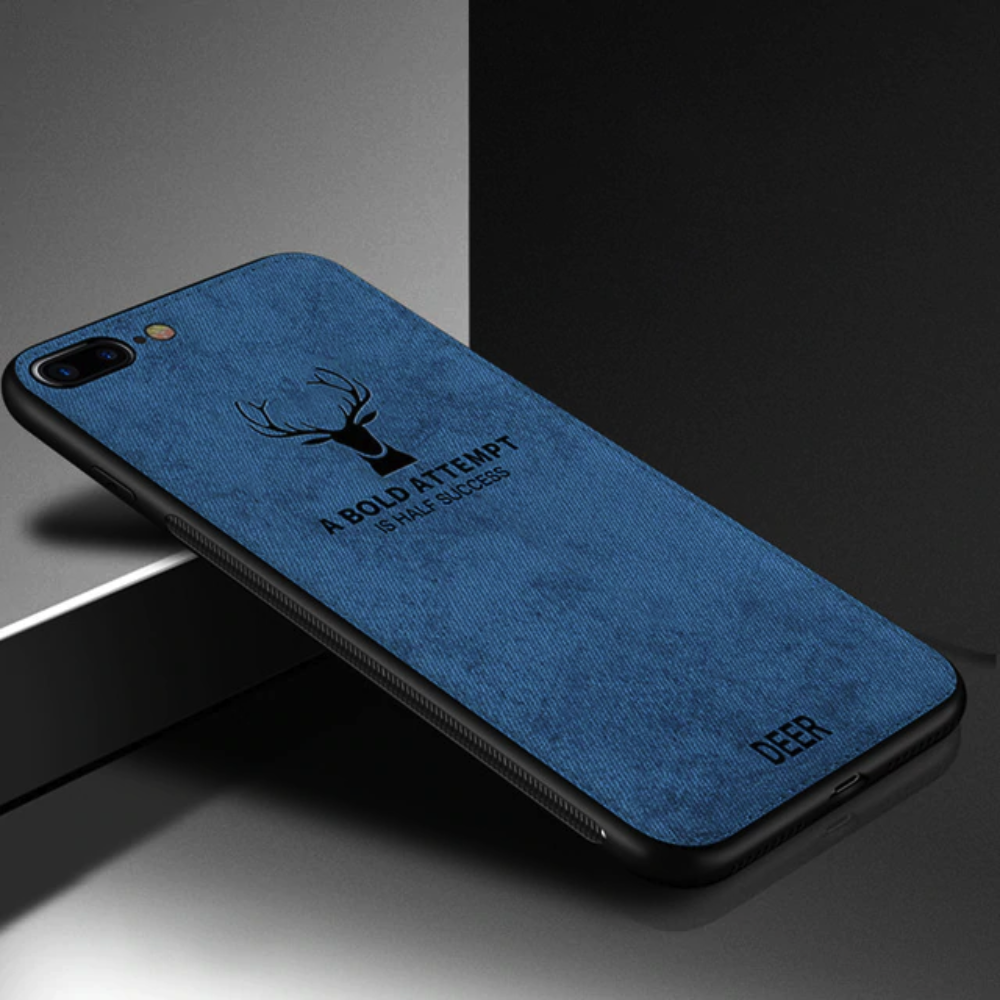 iPhone 8 Plus Deer Pattern Inspirational Soft Case
