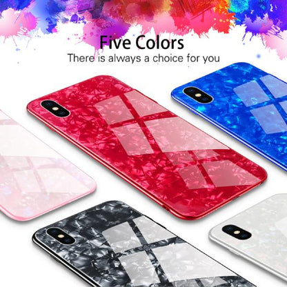 iPhone X Dream Shell Series Textured Marble Case