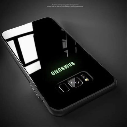 Galaxy S8 Plus Radium Glow Light Illuminated Logo 3D Case