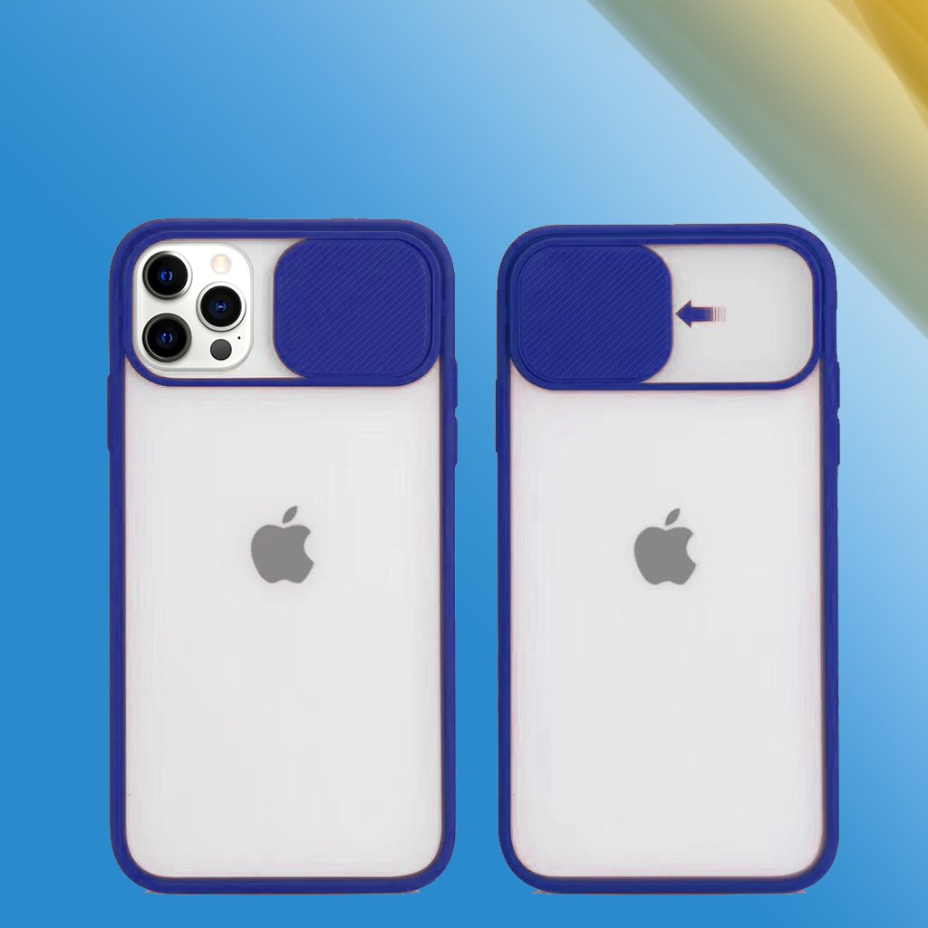 iPhone 12 Pro Camera Lens Slide Protection Matte Case