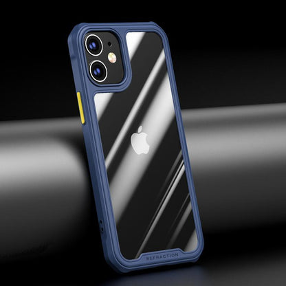 iPhone 12 Mini Durable Shockproof Refraction Fiber Case