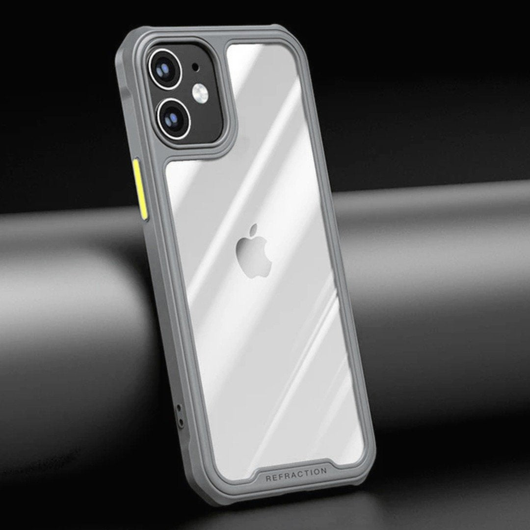 iPhone 12 Durable Shockproof Refraction Fiber Case