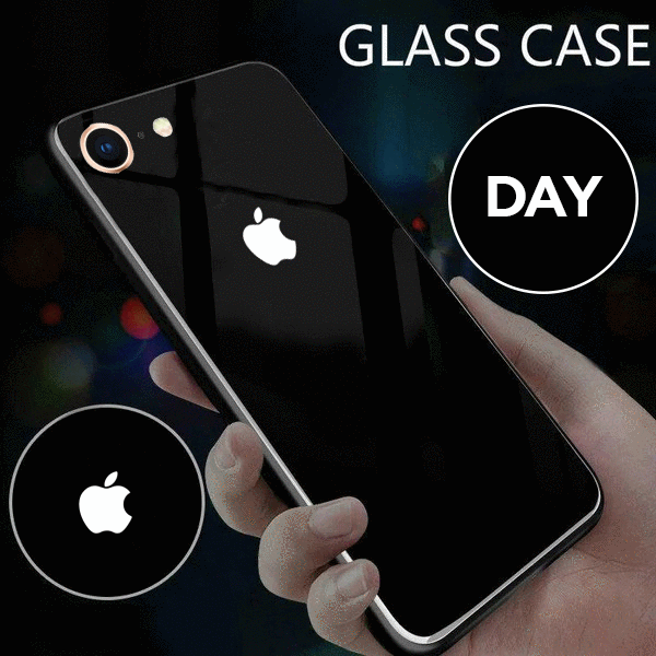 iPhone 8 Radium Glow Light Illuminated Logo 3D Case