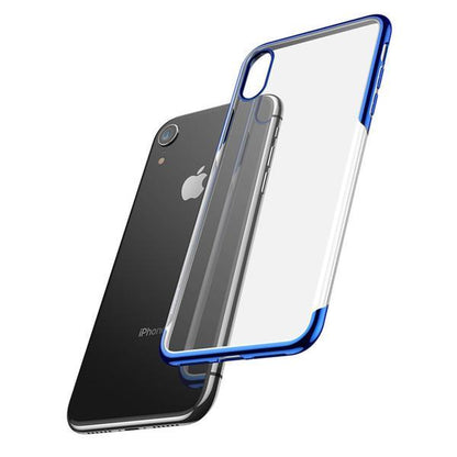 Baseus ® iPhone XR Ultra-Thin Transparent Sparkling Edge Case