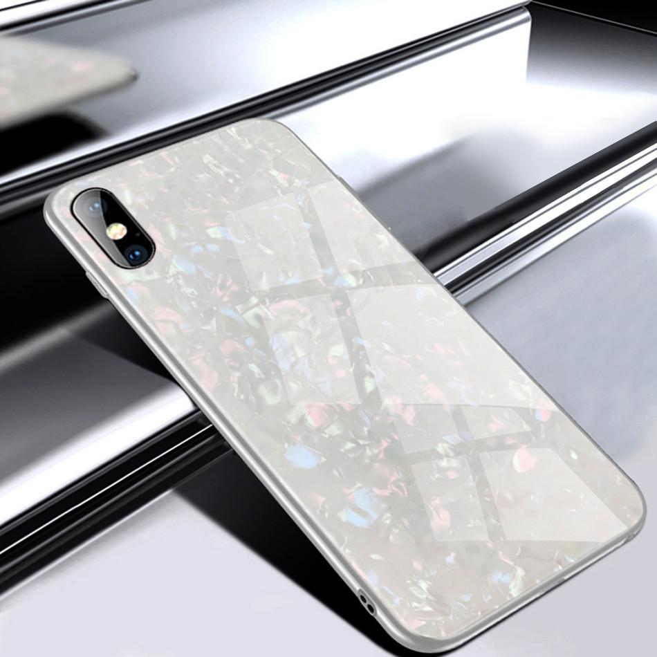 iPhone X/XS Dream Shell Series Textured Marble Case