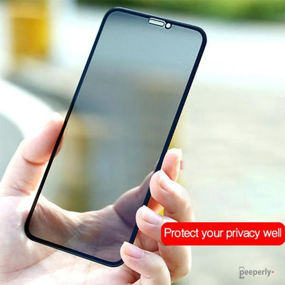 Baseus ® iPhone XR Privacy 5D Tempered Glass [Anti- Spy Glass]