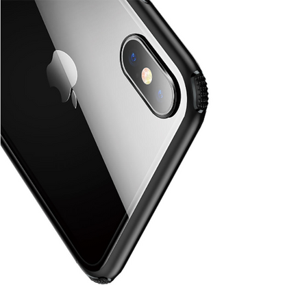 Baseus ® iPhone XS Max Ultra-Slim Glass TPU Frame Case