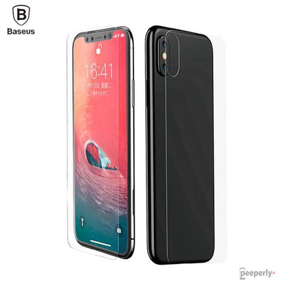 Baseus ® iPhone XS Max Tempered Glass (Front +Back Glass)